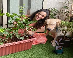 Ankita Lokhande fulfils Sushant's dream by planting saplings