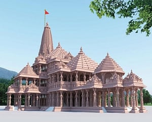 Ayodhya temple map passed by ADA