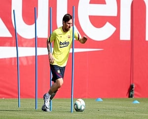 Barca return to training as La Liga eyes restart