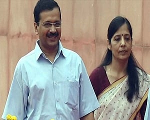 Best birthday gift ever: Kejriwal's wife on AAP poll win