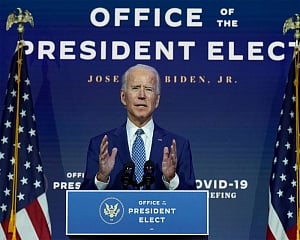 Biden criticises pace of coronavirus vaccine roll out
