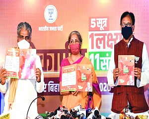 BJP’s free Covid vaccine pledge in Bihar sparks row