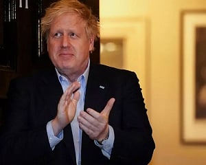 Boris Johnson thanks NHS medics for saving his life