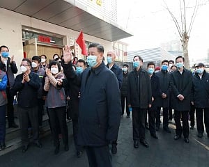 China's Xi urges more policing as virus toll rises