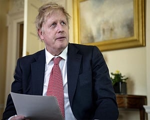 COVID-19 free UK PM Johnson returns to Downing Street