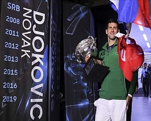 Djokovic beats Thiem in five-set epic to win eighth Australian Open