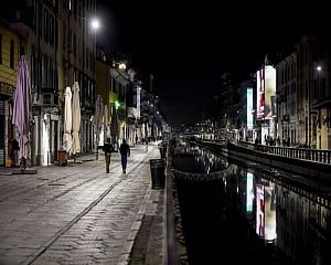 Empty streets and paranoia as northern Italy goes into lockdown