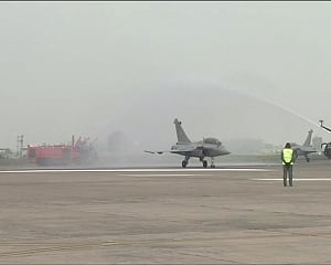 Five Rafale jets formally inducted into IAF in boost to India's air power