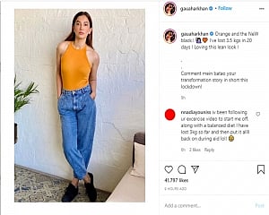 Gauahar Khan loses 3.5 kilos in 20 days