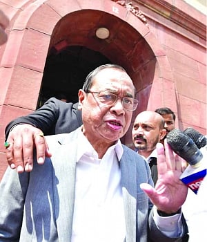 Gogoi takes oath as RS MP amid Opp’s jeers