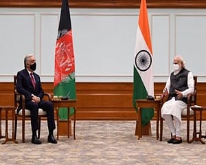 Head of Afghan peace council Abdullah Abdullah meets PM Modi
