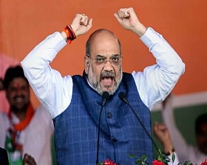 India hits back at China over Shah's Arunachal visit