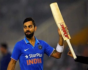 Kohli one ton away from equalling Tendulkar's feat