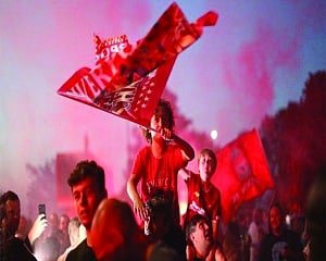 Liverpool on top