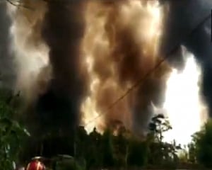 Massive fire at Assam's Baghjan oil well