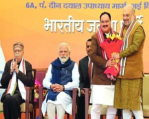 Nadda takes up BJP reins