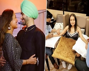Neha Kakkar and Rohanpreet's mehndi pictures go viral