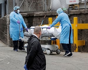 NY continues to record highest number of daily deaths from COVID-19