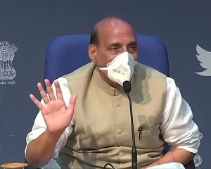 Opposition members' conduct in Rajya Sabha 'shameful': Rajnath Singh