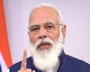 PM Modi greets people on 'Parkash Purab' of Guru Ramdas
