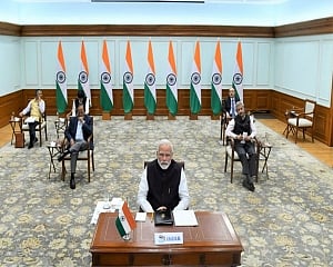 PM pitches for new crisis management protocol at G-20 video conference  on coronavirus