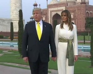 Prez Trump visits Taj Mahal, says America loves India