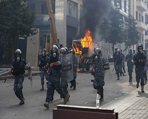 Protests in Beirut amid public fury over massive blast