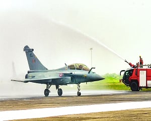 Rafale induction vital in present situation: Rajnath