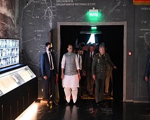 Rajnath visits Russian armed forces' main cathedral in Moscow