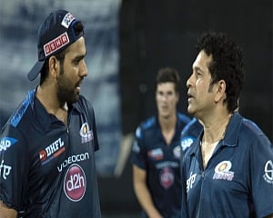 Rohit lists 'five best moments' with Sachin on his 47th birthday