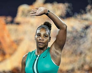 Serena donates signed dress to Australian bushfire appeal