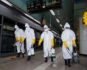 South Korea reports virus numbers trending lower