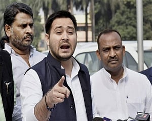 Tejashwi asks govt to set time-frame to arrest JD(U) MLA named in triple murder case