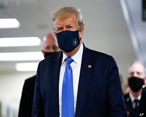 Trump says he won't order Americans to wear masks