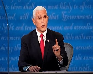 Trump tweets through debate, says Pence 'GREAT'