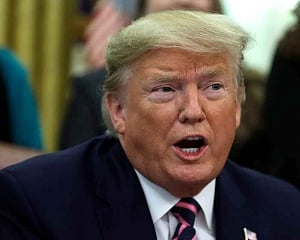 Trump warns Iran's supreme leader to be 'careful with his words'