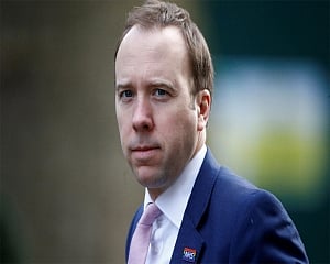 UK health secretary positive for COVID-19 after PM