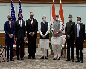 US Secy of State Pompeo, Defence Secy Esper call on PM Modi