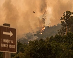 Wildfire smoke brings haze, vivid sunsets to East Coast