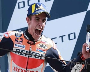 World champion Marquez admits shoulder injury worry