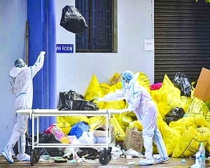 ‘25K tonnes of Covid waste polluting world oceans’