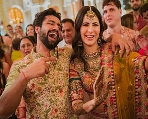 'KatVic' share their wedding 'Sangeet' pictures