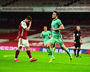 3 goals = 3 points