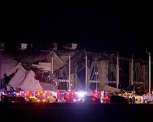 Deadly tornadoes, storms strike US; roof collapse at Amazon