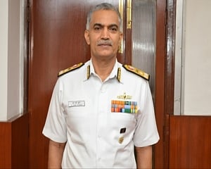 Admiral Hari Kumar takes charge as new Navy chief
