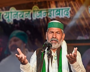 Antisocial elements were behind violence during tractor parade: Farmer  leader Rakesh Tikait