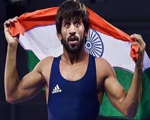 Bajrang takes gold and number one rank in Rome, bronze for Kaliramana