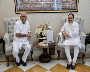 BSY meets Nadda-Shah-Rajnath amid resignation rumours