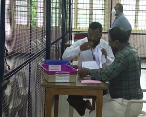 Counting of votes for three municipal corporation polls underway in Karnataka