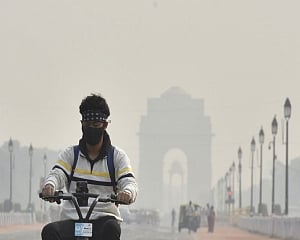 Delhi's air quality improves on the back of winds